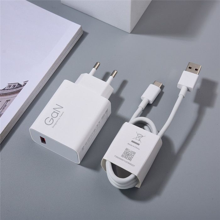 67W Chargeur Rapide Pour Xiaomi, Avec Câble USB C De 1 M