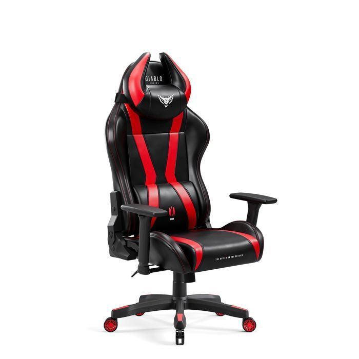 Fauteuil de bureau gaming Diablo X-Horn 2.0 Small : Noir-Rouge