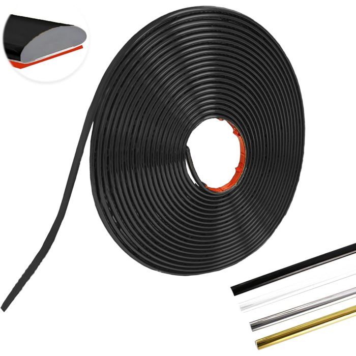 Baguette de Finition Autocollantes Plafond Moulure Adhesive PVC Moulure Murale Autocollantes Plinthe Souple PLINTHE PVC