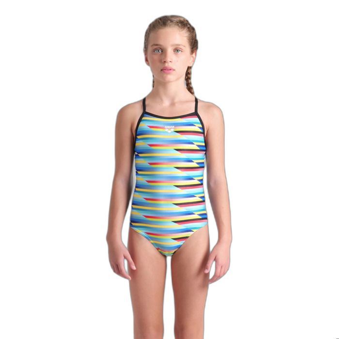 Maillot de bain 1 pièce fille Arena Racing - multi/black/black