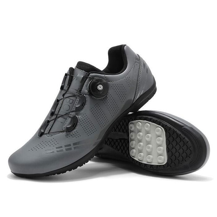 Chaussures Déquitation sur Route et Montagne Respirantes Caoutchouc Semelle Chaussures de Vélo sans Verrouillage Chaussures Déquitation sur Route et Montagne Respirantes Caoutchouc Semelle Chaussures de Vélo sans Verrouillage
