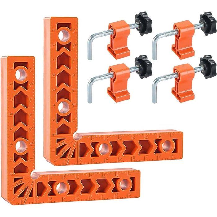 Équerres d'angle en plastique - 90 degrés - Angle de positionnement ...