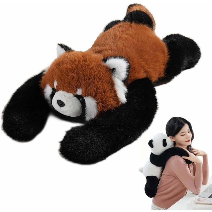 Peluche Lestée Panda Roux 65cm(1kg) Coussin Apaisant AntiAnxiété — free download