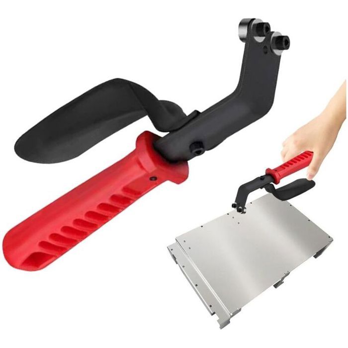Outil débavurage de tôle - PZCC - Double face - Design ergonomique - Métal - Manuel