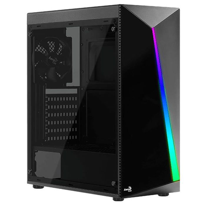 AEROCOOL Boitier Moyen Tour ATX Shard Tempered Glass RGB avec panneau vitré Neuf - vue 2