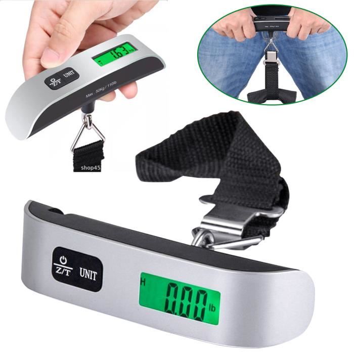 Balance numérique Portable avec écran LCD, valise électronique
