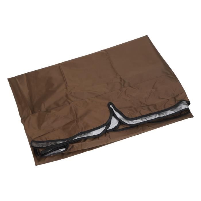 Housse De Protection Poste à Souder - Auvent Étanche 190T Polyester Argenté - Anti-Poussière Jardin Balcon (Noir)