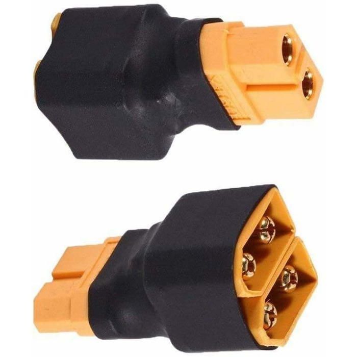 Yunique France 2 Pieces Connecteur Parallele Xt60 Sans Cable Pour Batterie Lipo Rc Achat Vente Cable Prise Cdiscount