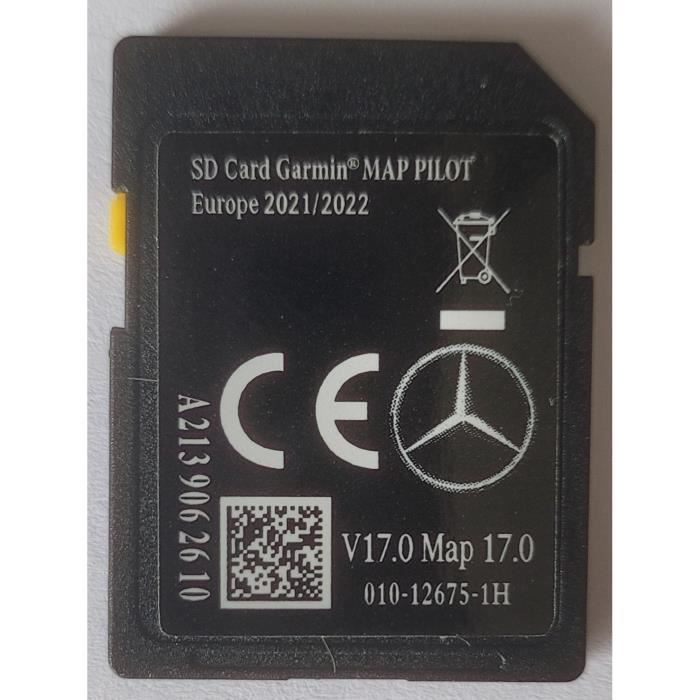 Carte SD GPS MERCEDES GARMIN MAP PILOT Europe 2021 2022 STAR2 v17
