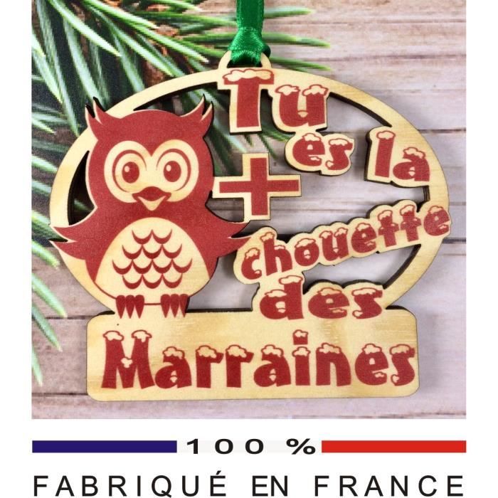 Decoration De Sapin Cadeau De Noel Original Pour Marraine Achat Vente Boule De Noel Bientot Le Black Friday Cdiscount