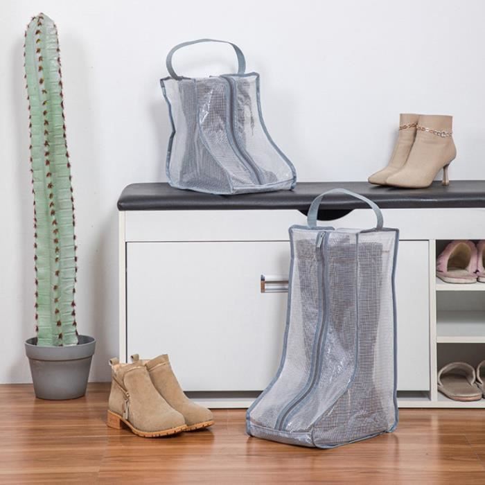Trompette blanche Sac de rangement pour bottes de pluie Housse