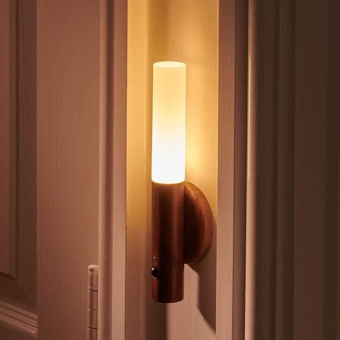 2 Pièces Appliques Murales Rechargeables USB - Lampe Murale Sans Fil Dimmable Avec Télécommande Doré