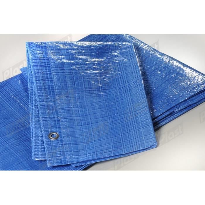 Bâche De Protection Étanche 1.8 X 2.4 M 200G M²