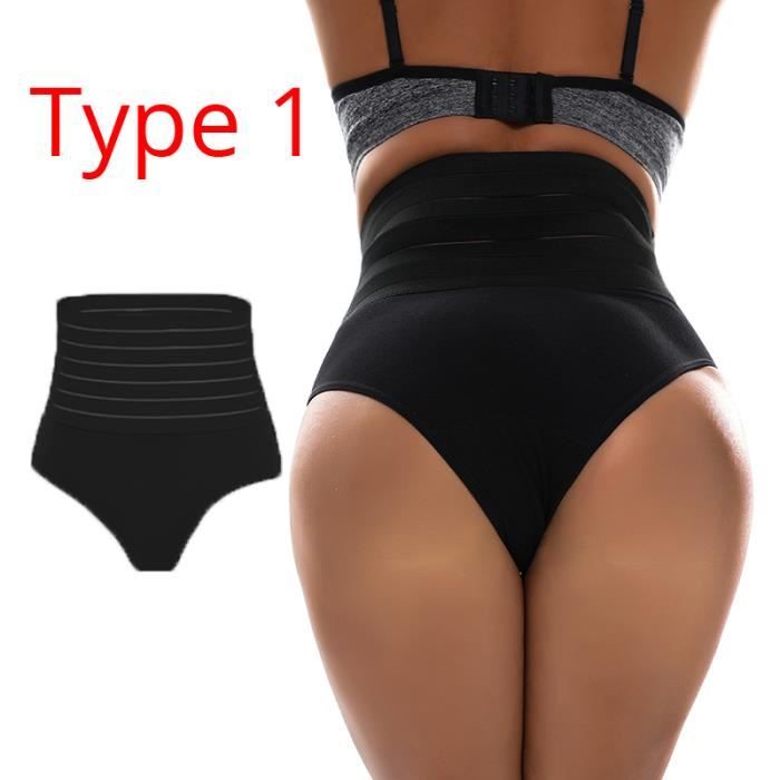 Type 1 Noir XXL YBFDO Culotte TUNIControl taille haute pour