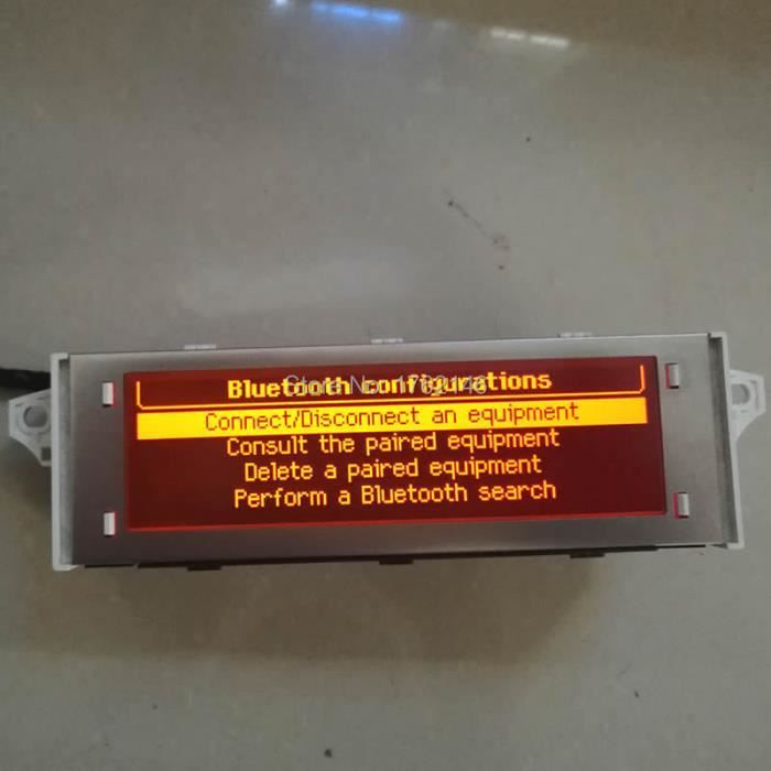 Support d'écran rouge USB et Bluetooth, Moniteur d'affichage pour KIT 307, 207, 408, Citroen C4, C5, 12 broch