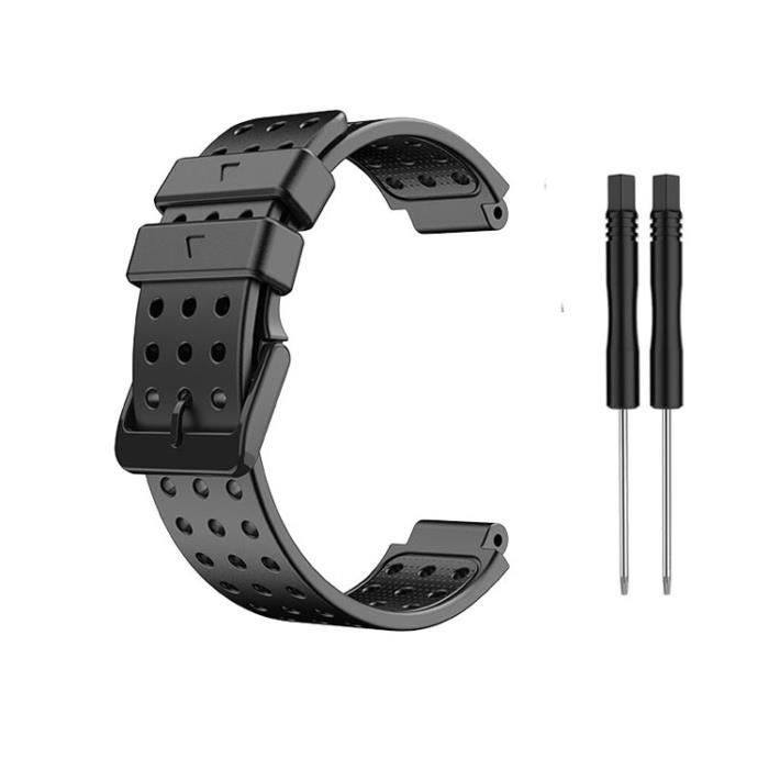 Bracelet de montre en silicone pour Garmin Approach S20 S5 S6