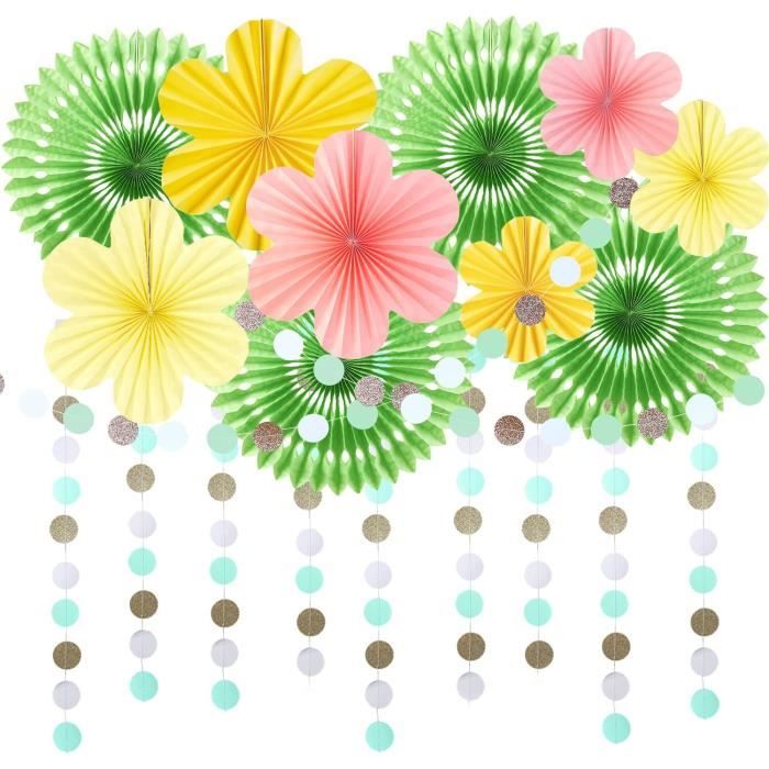 24pcs Set Pompons Papier Fleur Pompon Pompons Papier De Soie Boule à