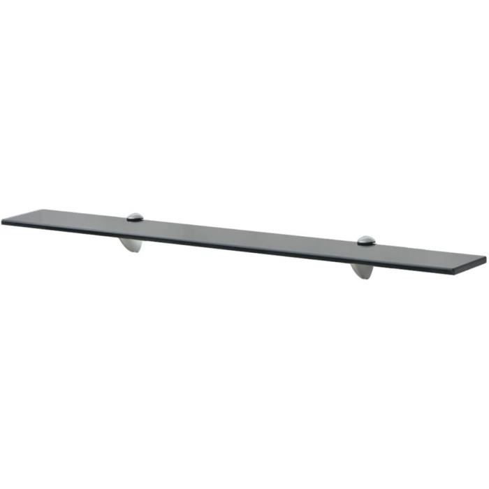 Étagère murale en verre 50 x 10 cm x 8 mm Transparent Pour les cuisines et les salles de bains