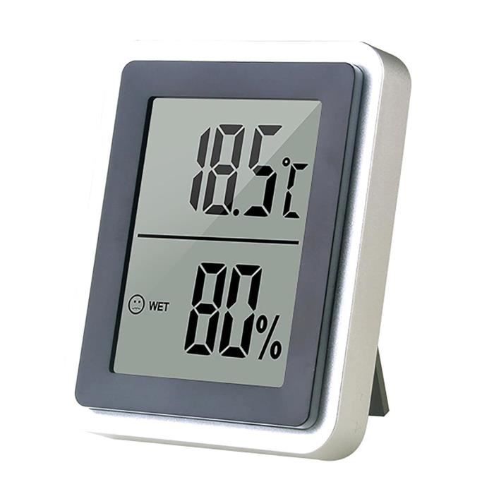 Thermomètre Hygromètre Digital Intérieur - Haute Précision Pour Maison, Bureau, Chambre De Bébé