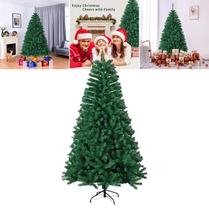 CASAJOY Sapin de Noël Artificiel Realiste 180 cm Décoration Fêtes Arbre
