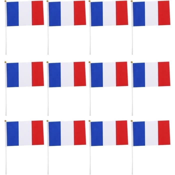 Fanion Mini Drapeau France – 15x10cm, Aix En Provence, Tissu (neuf)