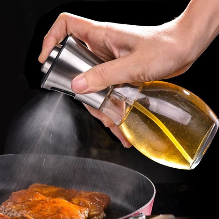 Vaporisateur Huile, 200ML Pulverisateur Huile d'olive, Spray Huile pour la Cuisson, Ustensile de Cuisine, pour BBQ, Salad, Cuisson - Maison
