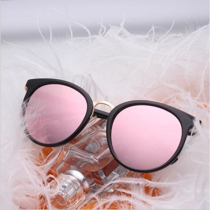 Oeil De Chat Rose Lunettes De Soleil Femme Lunettes Miroir Femme Carre Lunettes De Soleil Femme Revetement Oculos Mode Marque Achat Vente Lunettes De Soleil Femme Cdiscount