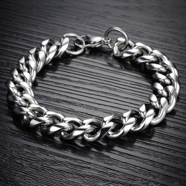 Bracelet En Or 18 Carats Pour Homme - Chaîne Maille Jersey, 20,5 Cm, 10,60 Gr - Neuf Avec étiquettes