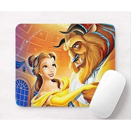 Tapis de souris de bureau pour ordinateur portable Disney La Belle
