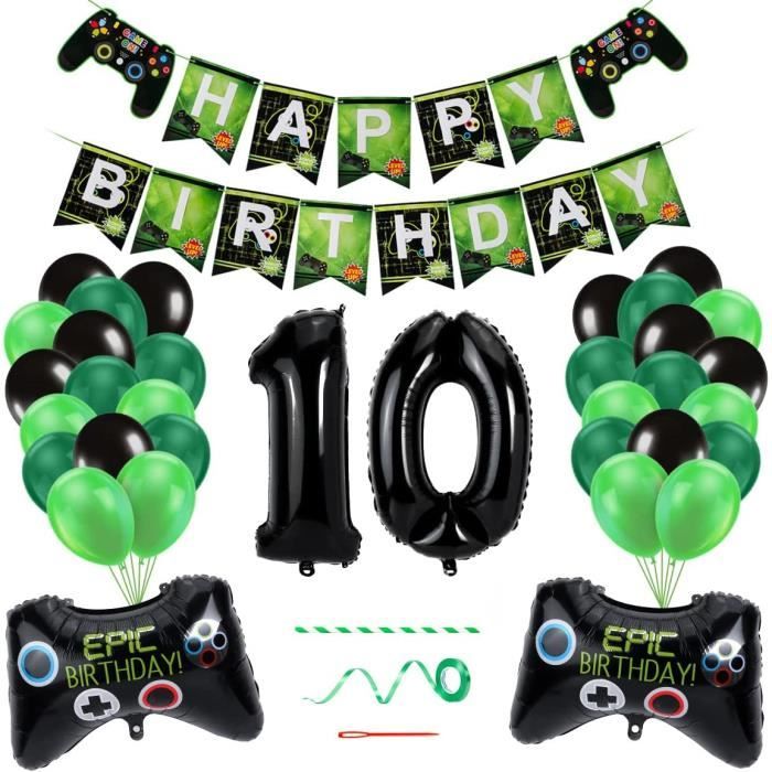 Jeu Vidéo Toile de Fond, Bannière de Jeu Joyeux Anniversaire, Accessoires Photo de Fond de Fête à Thème de Jeu, Décoration de Fête d'anniversaire de Jeu Vidéo pour Enfants Garçons Filles,180 x Jeu Vidéo Toile de Fond, Bannière de Jeu Joyeux Anniversaire, Accessoires Photo de Fond de Fête à Thème de Jeu, Décoration de Fête d'anniversaire de Jeu Vidéo pour Enfants Garçons Filles,180 x