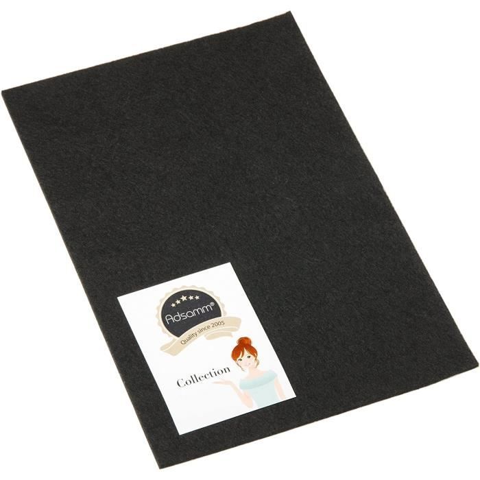 5 Plaques De Feutre Auto-adhésif Professionnel Marron 3,5mm - Formats A2 à A6 - Fabriqué En Allemagne