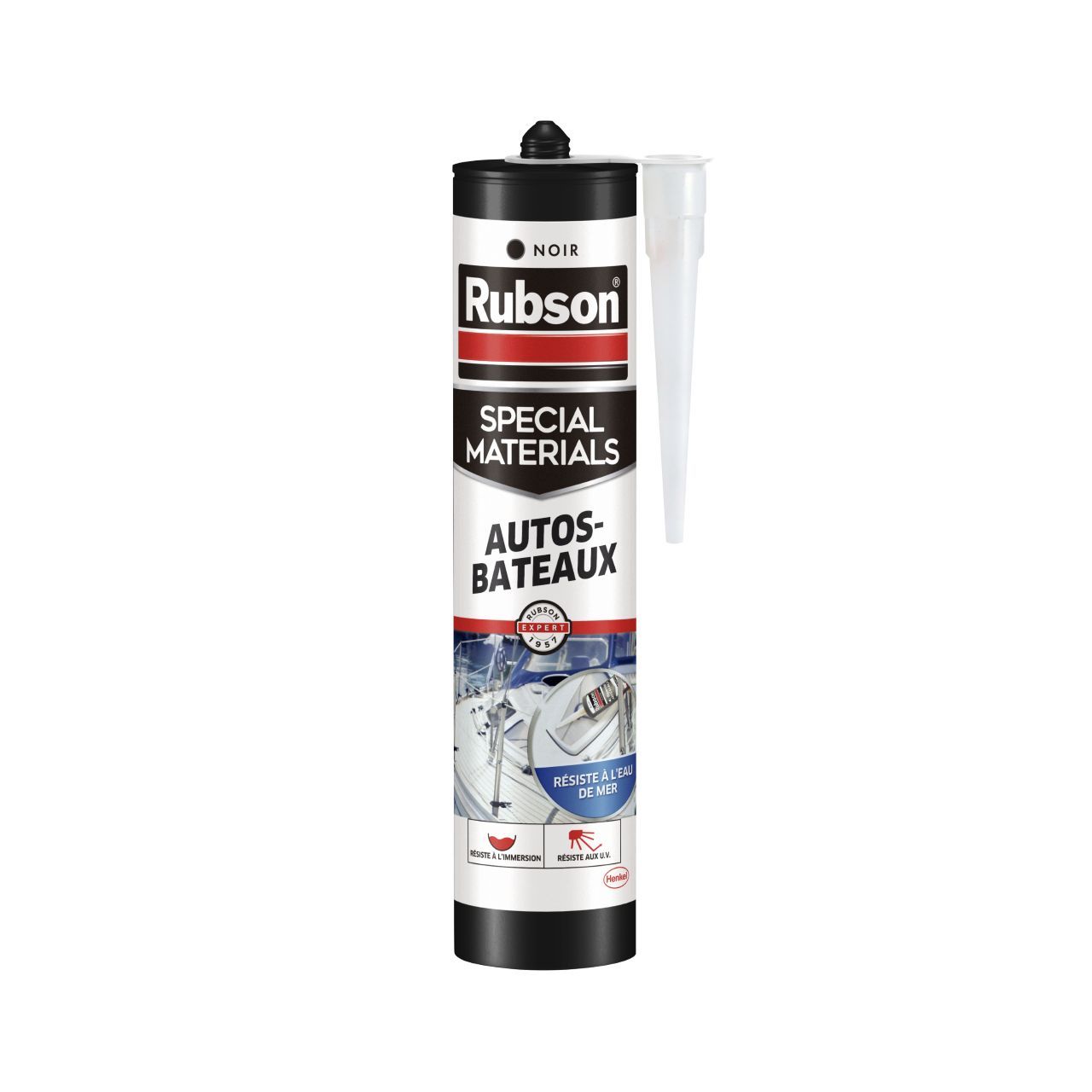 Mastic noir spécial auto-bateaux - 280ml - RUBSON