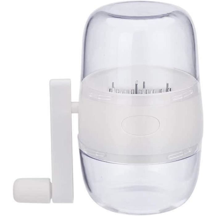 Moulin électrique Multifonction 500W - Capacité 600 Ml - 3 Lames Acier Inox Amovibles - Pour Café, épices, Noix, Céréales - 6