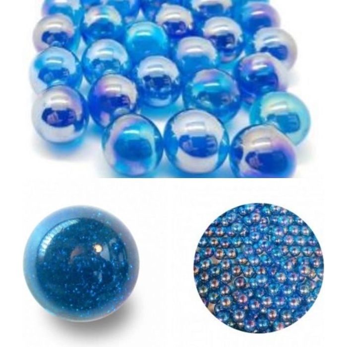 Bille Boulet Calot Boulard Caille Mesbilles Mesbilles 10 Billes En Verre Bleu Translucide 9 Billes Et 1 Calot Achat Vente Bille Calot Cdiscount