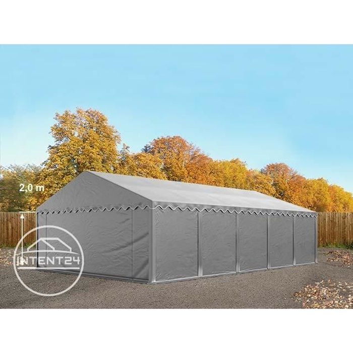Tente de stockage TOOLPORT 5x10 m en PVC 500g/m²