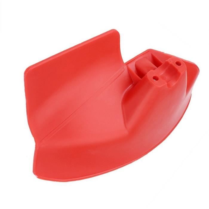 Protecteur Débroussailleuse LONGHAO | Couvercle De Sécurité Plastique Rouge | Pour Diamètre 28 Mm | Avec Vis