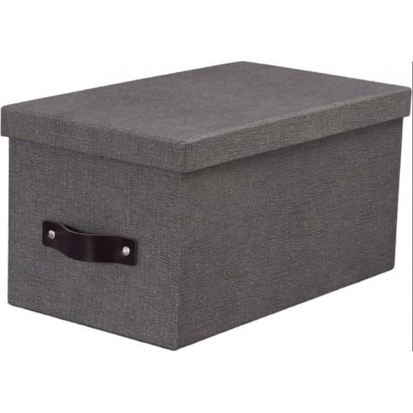 6 Boites CD/photos Silvia BigsoBox canvas toilé… - Cdiscount Maison