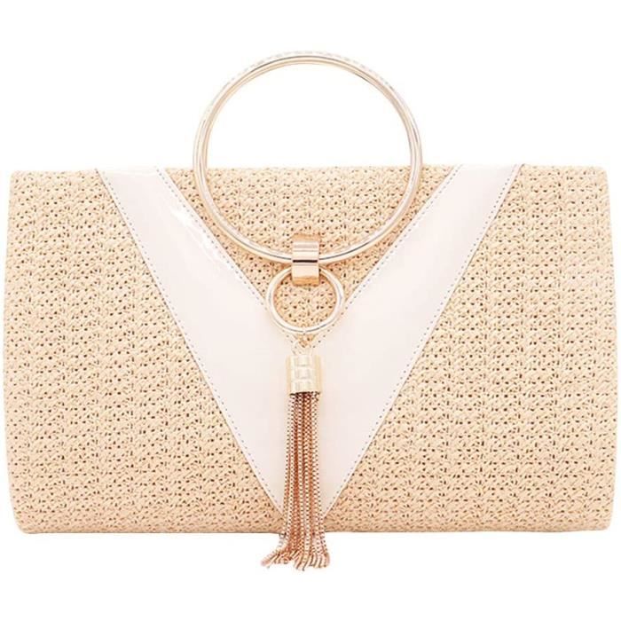 Pochette en on sale paille
