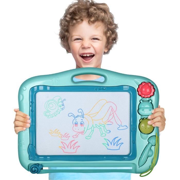 Tableau Enfantdutison Ardoise Magique Grande 415 X 325 Cm Multicolore Effaccedilable Magnetique Peinture Tableau Avec 3 Formes P50 Achat Vente Tableau Enfant Cdiscount