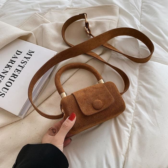 Petit best sale sac marron