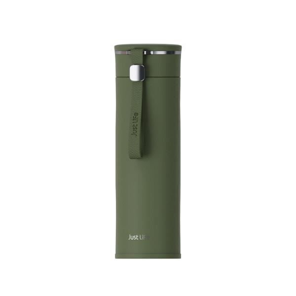 Carafe Isotherme 1L Avec Poignée Bois - Thermos Café Et Thé à Double Paroi
