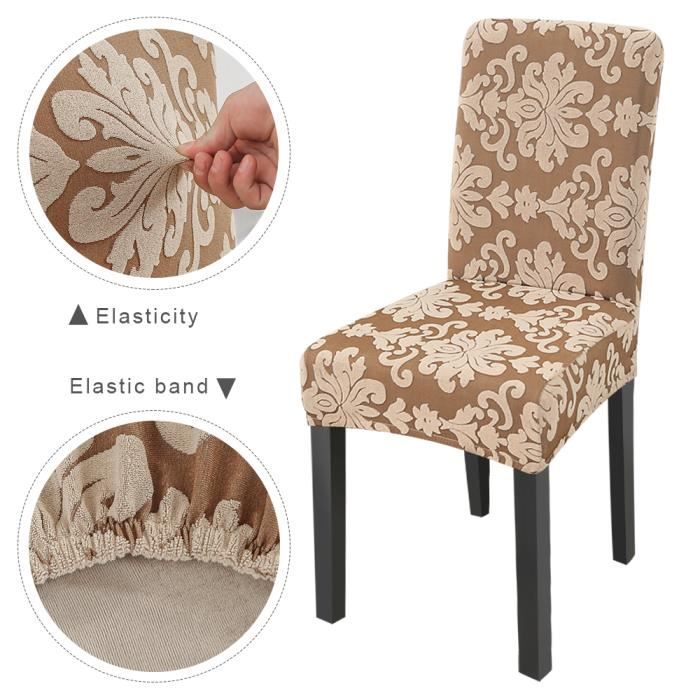 Housse De Fauteuil Extensible Jacquard – Protection Anti-taches, Fermeture éclair | Tissu élastique 95% Polyester 5% élasthanne