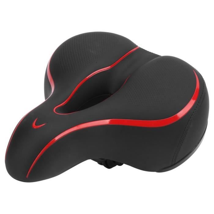 Fdit Couvre-selle VTT Coussin de coussin de selle de vélo à absorption des chocs
