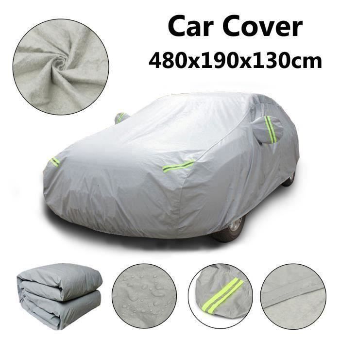 Housse De Voiture Imperméable Et Respirante Pour Ford Fiesta 2010 - Protection UV, Anti-poussière, Anti-fientes, Avec Câbles Anti-vent
