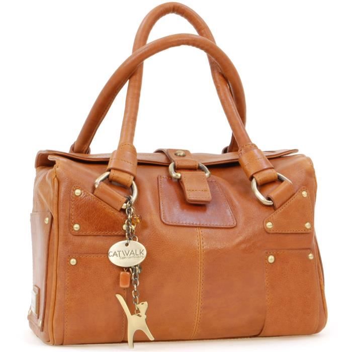 Sac Travail Femme Catwalk Collection Handbags - Cuir Vu00e9ritable - Femme Sac De Travail/Porte-documents/Besace Sac Cartable Cuir Vintage Femme