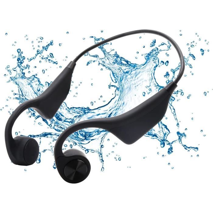 Casque à Conduction Osseuse Bluetooth Sans Fil à Oreille Ouverte Avec