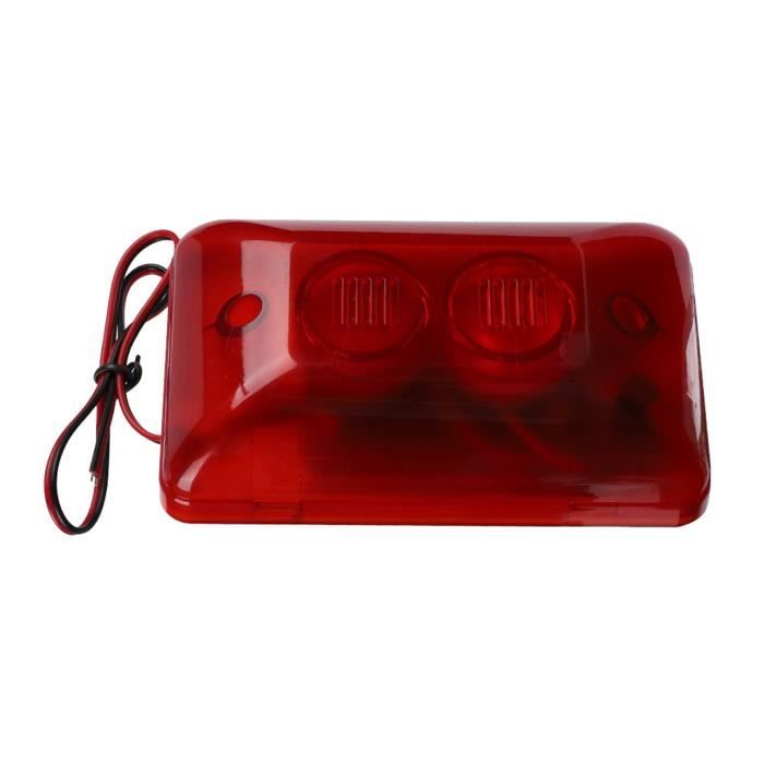 Sirène Solaire Otio PE-9402 – 100 DB, Alarme Extérieure Fonctionne Au Soleil