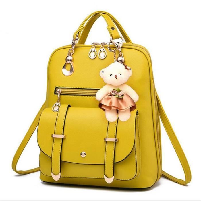 Sac Femme De Marque Nouvelle Mode De Luxe Femmes Sacs Designer Sac A Main De Marque Pour Femme Petit Sac Jaune Achat Vente Sac Femme De Marque Cdiscount