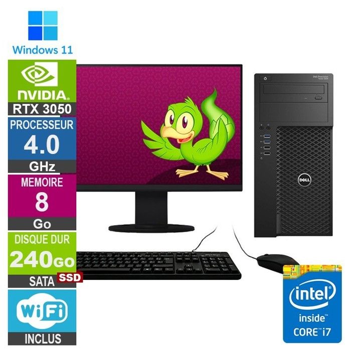 PC Gamer LPG 3620 i7 6700 4.00GHz 8Go240Go SSDRTX 305024 Très bon état - vue 2