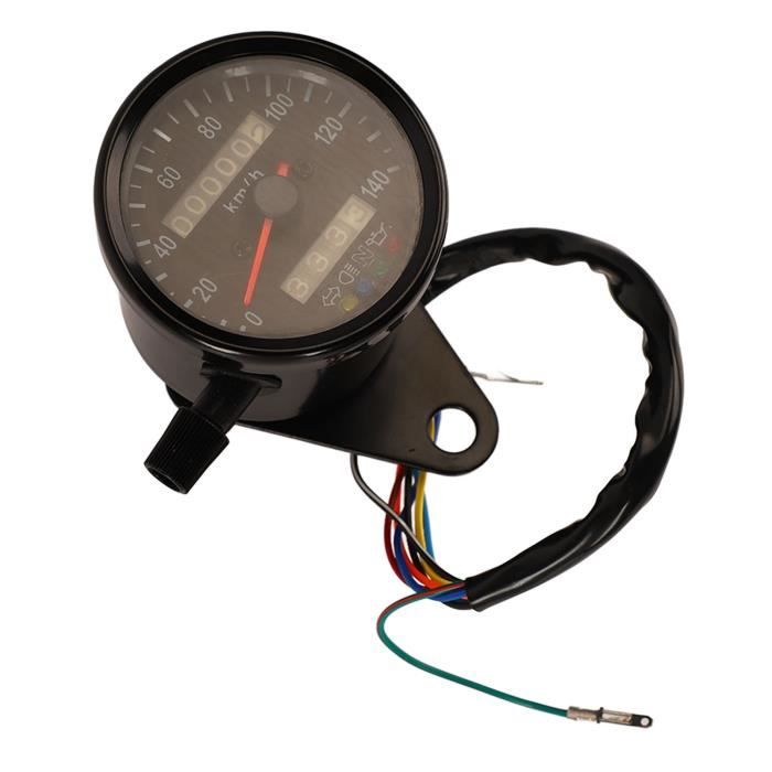 SURENHAP Odomètre De Moto Compteur De Vitesse Universel Moto Compteur